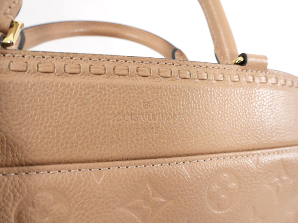 Louis Vuitton Empreinte Leather Vosges MM Papyrus Bag