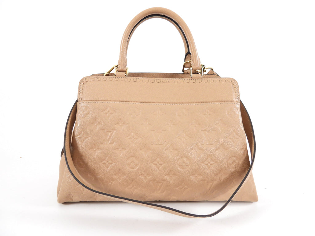Louis Vuitton Empreinte Leather Vosges MM Papyrus Bag