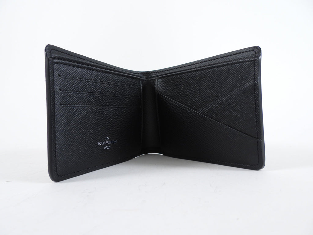 Louis Vuitton Monogram Eclipse Black and grey Multiple Bi-Fold Wallet