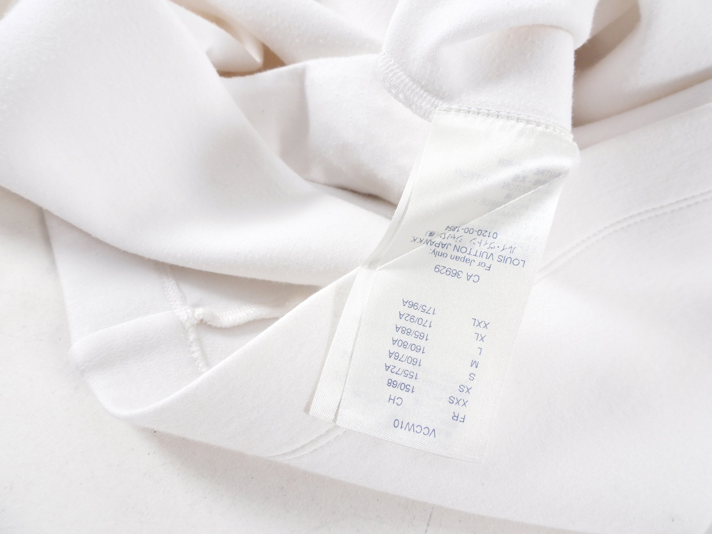 Louis Vuitton White Snap Sleeve Sweatshirt Dress - M