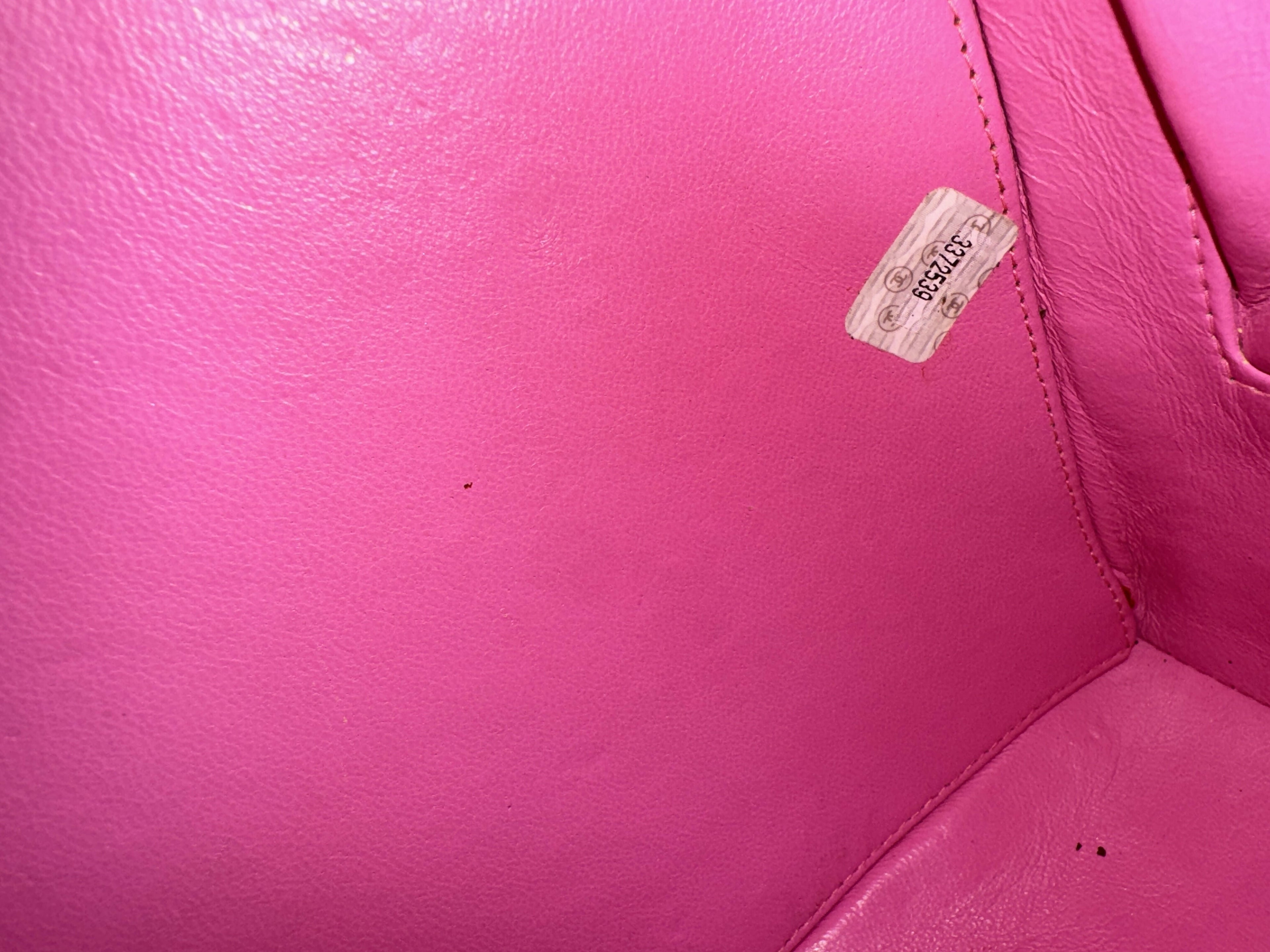 Chanel 1995 Vintage Barbie Pink Heart Vanity Bag