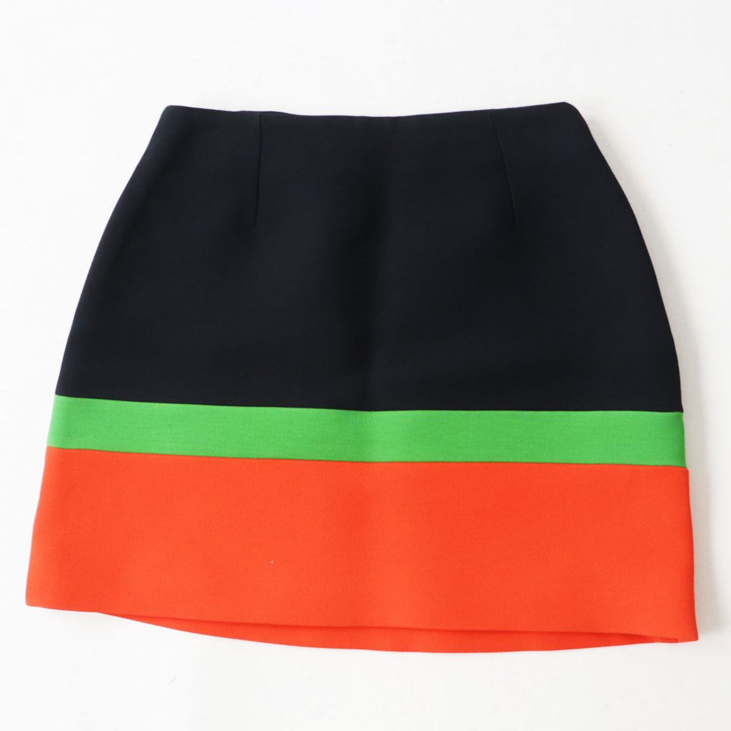 Christian Dior 221J36B1162 Silk Blend A-line Skirt