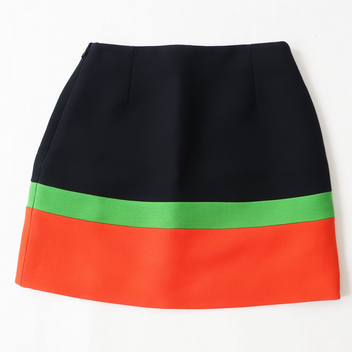 Christian Dior 221J36B1162 Silk Blend A-line Skirt