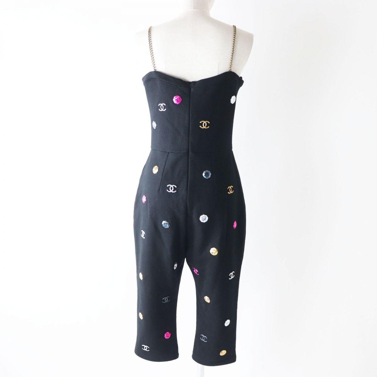 Chanel COCO Mark Rhinestone Jumpsuit