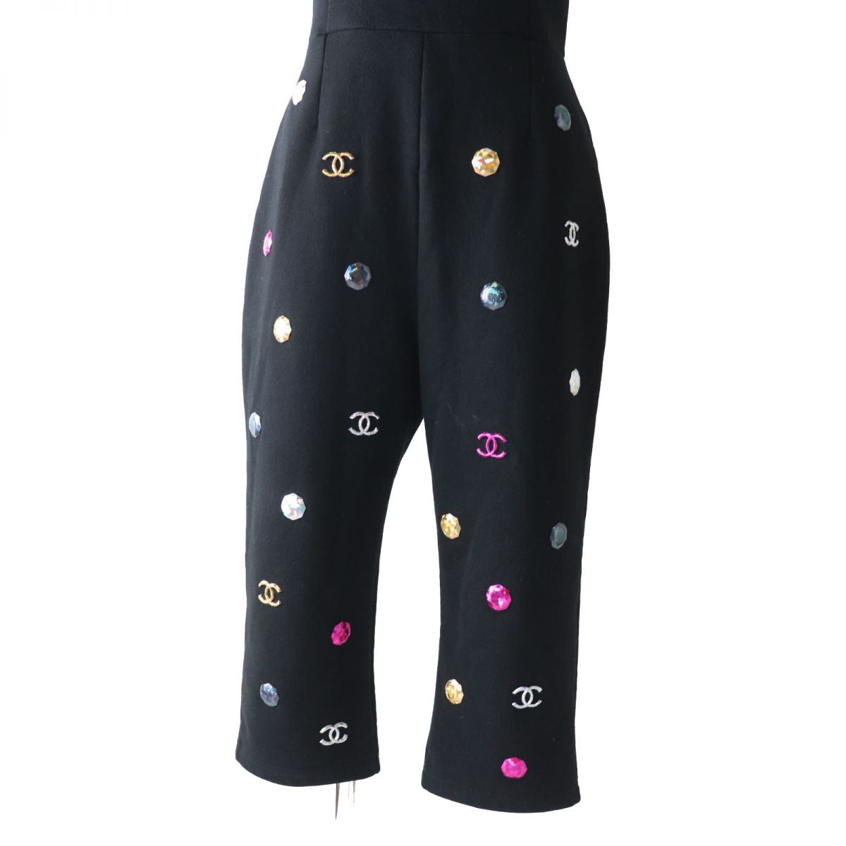Chanel COCO Mark Rhinestone Jumpsuit