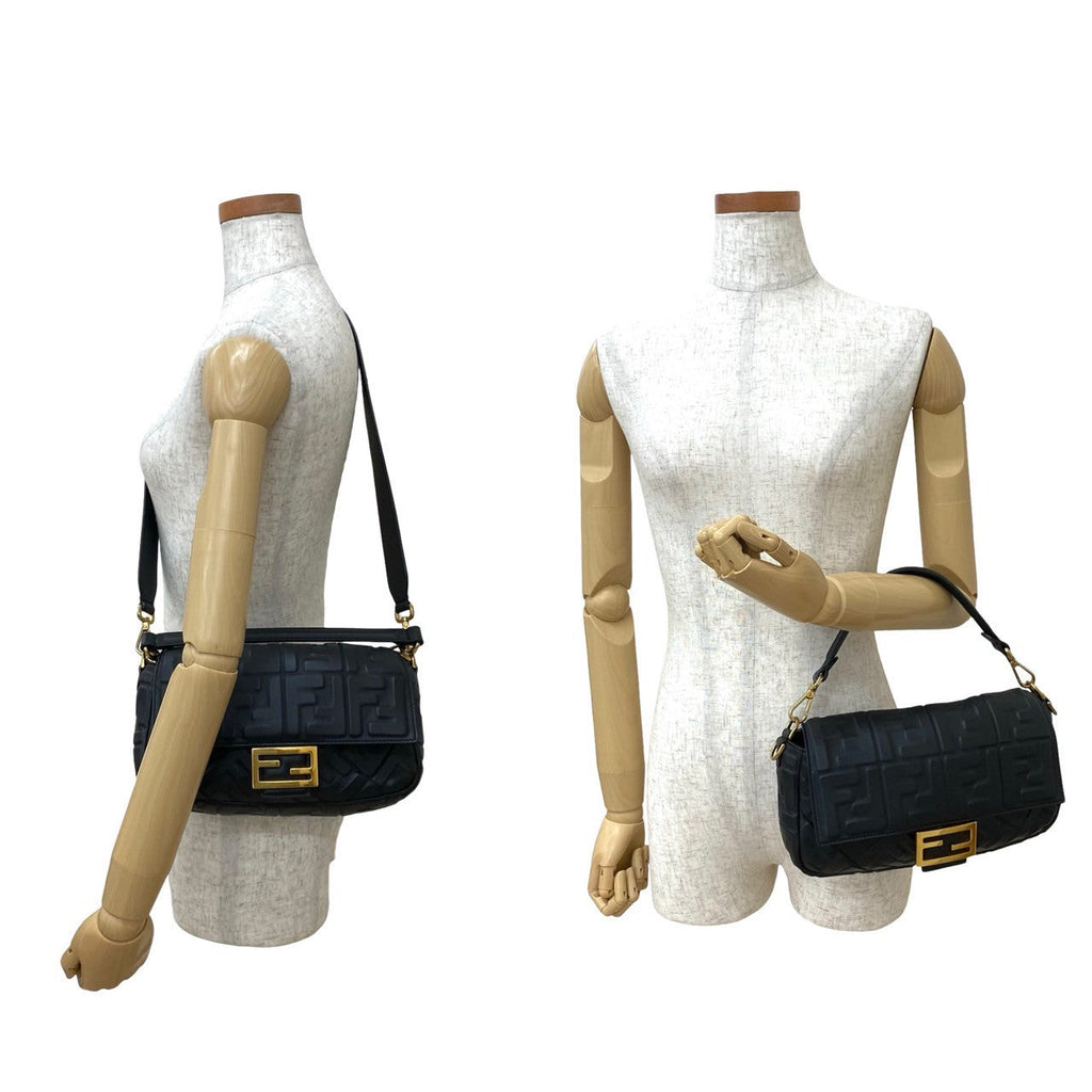 Fendi Mamma Baguette Leather 2way Bag