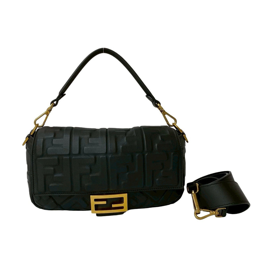 Fendi Mamma Baguette Leather 2way Bag