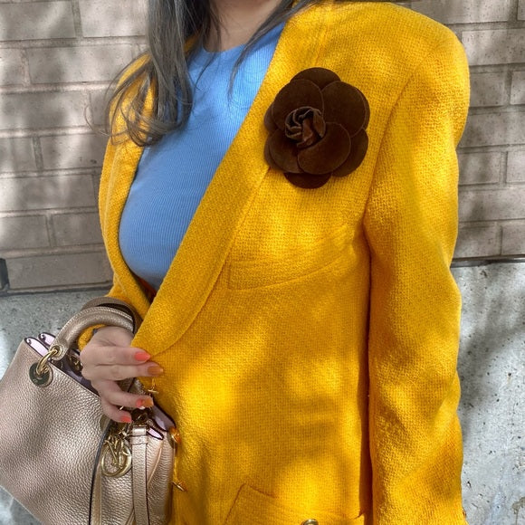 CHANEL Camellia brooch