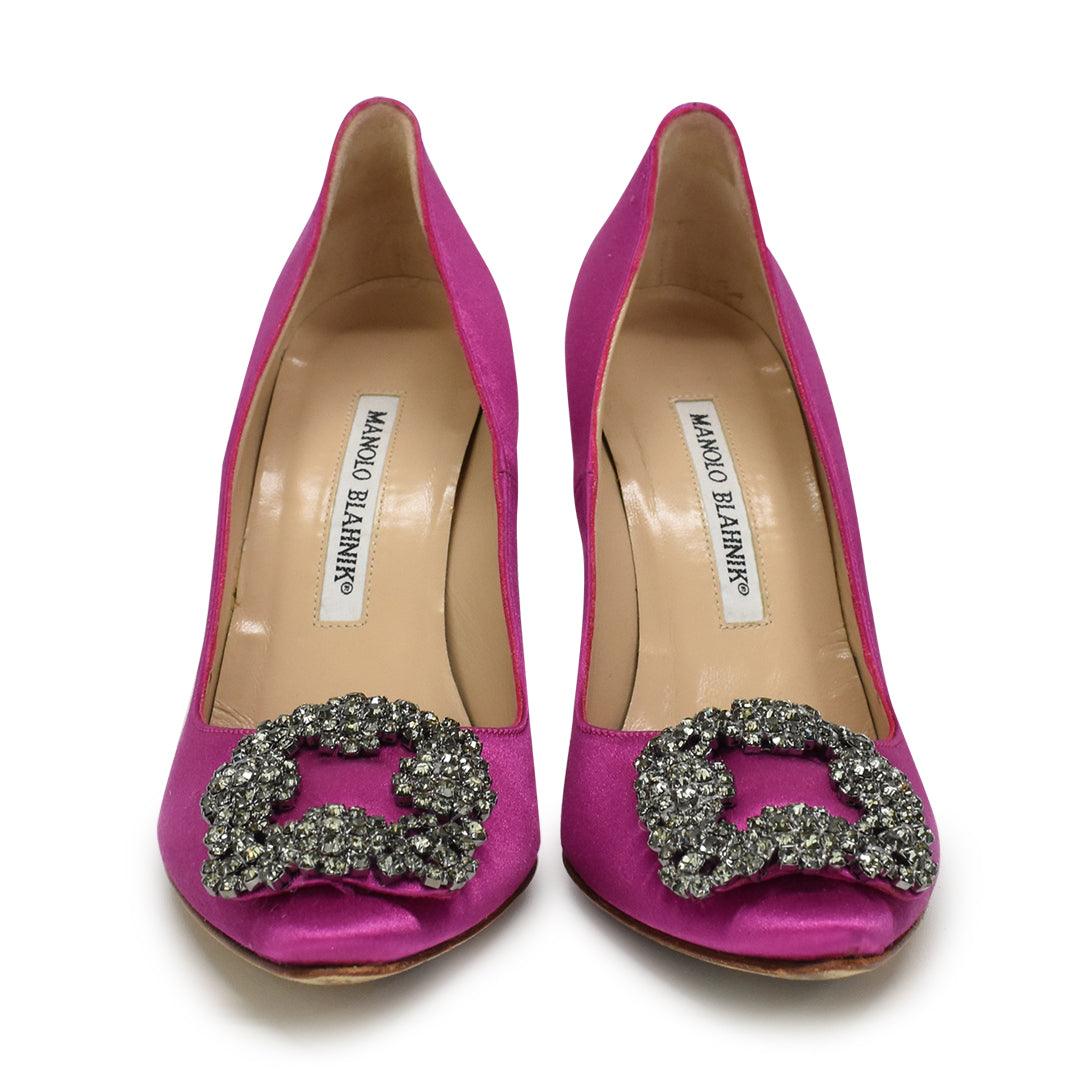 Manolo Blahnik 'Hangisi' Pumps - Women's 34.5