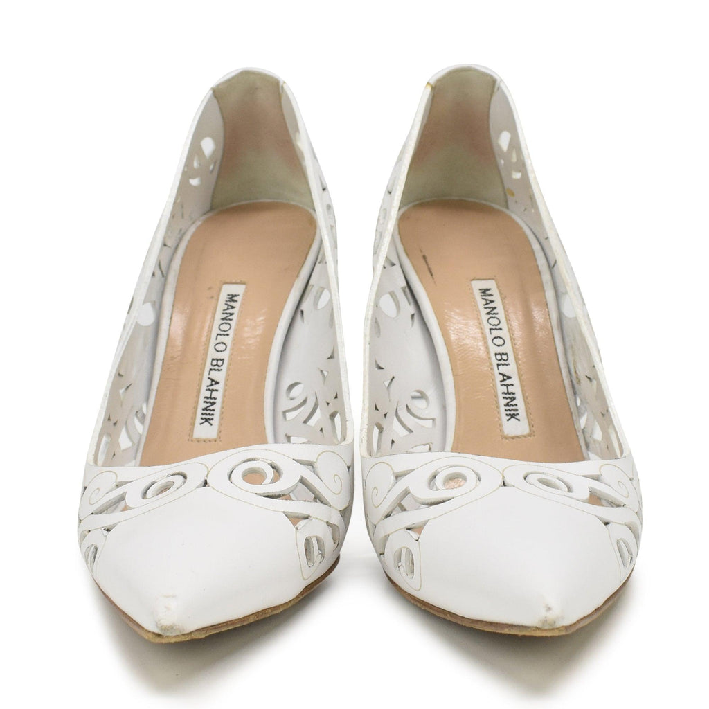 Manolo Blahnik Pointed Toe Heels - Women's 36