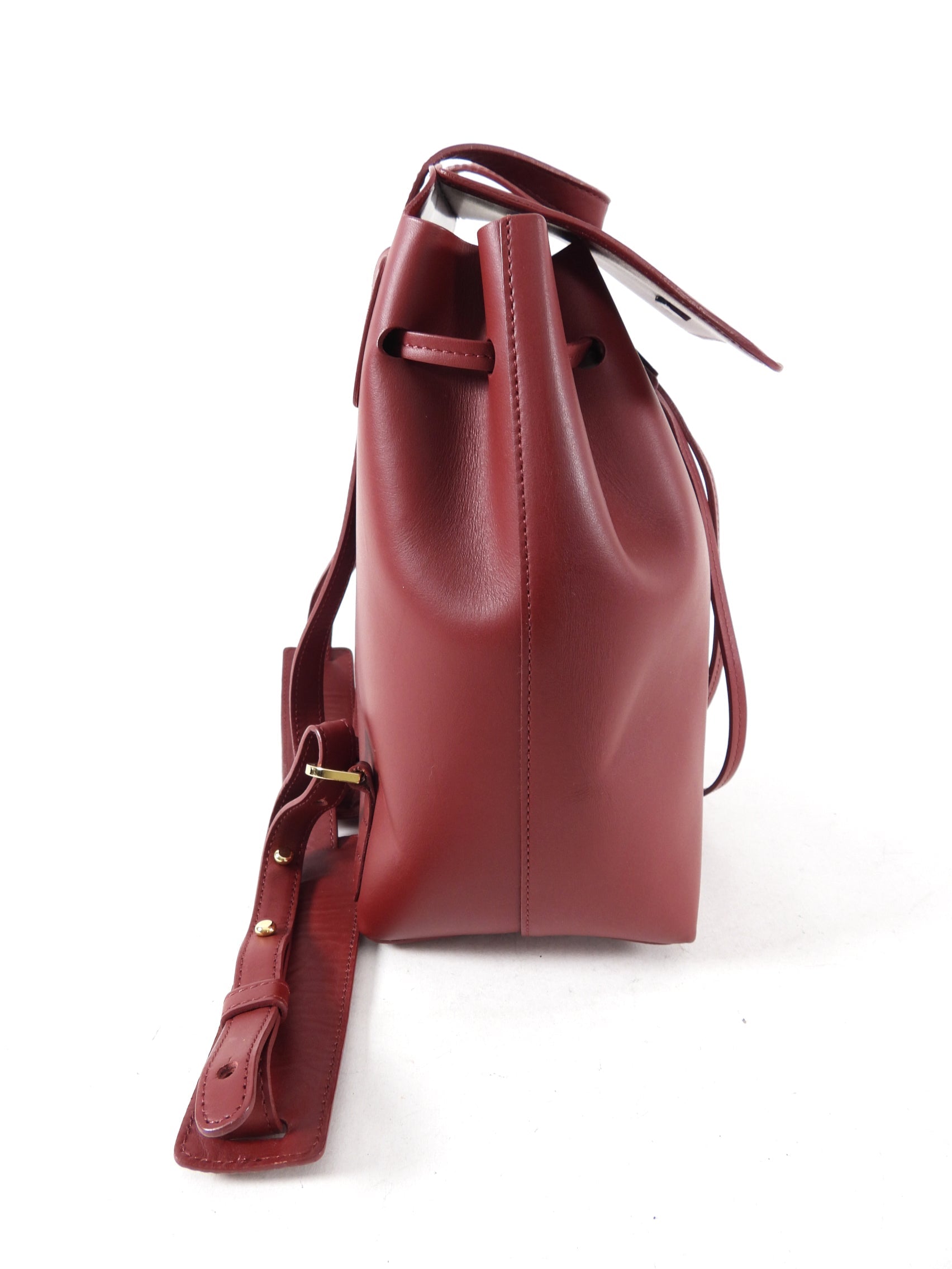Mansur Gavriel Burgundy Red Lady Backpack