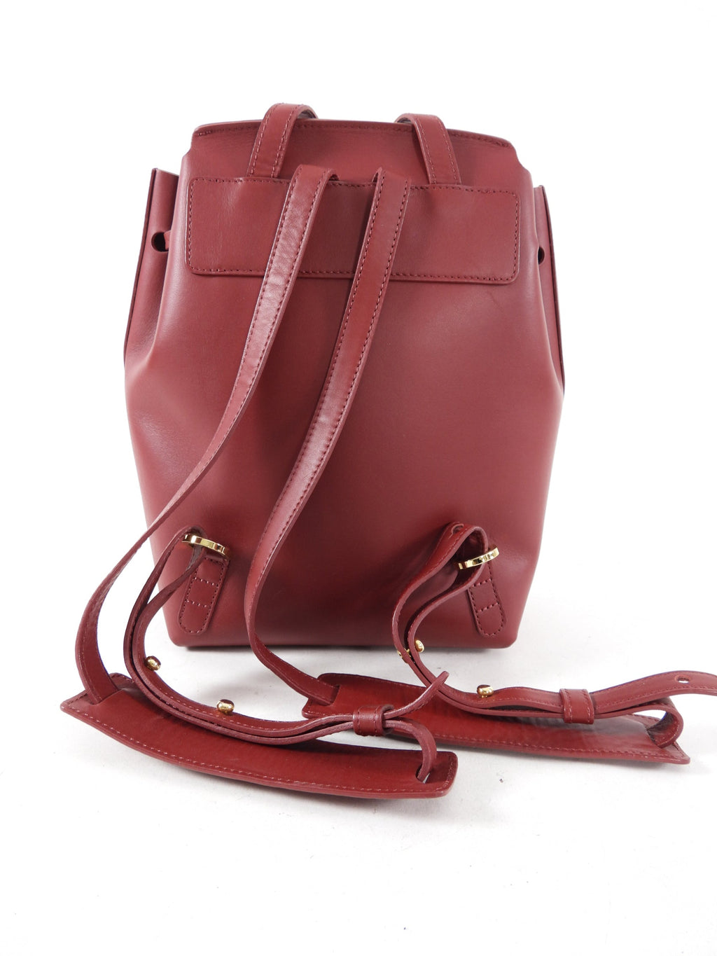 Mansur Gavriel Burgundy Red Lady Backpack