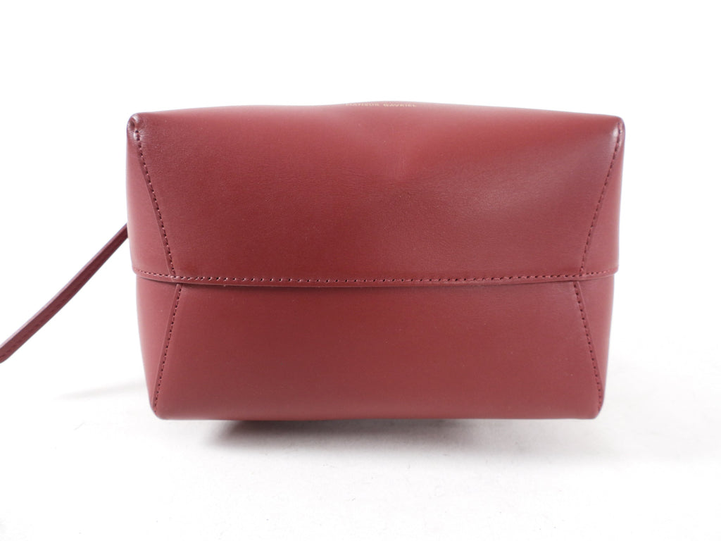 Mansur Gavriel Burgundy Red Lady Backpack