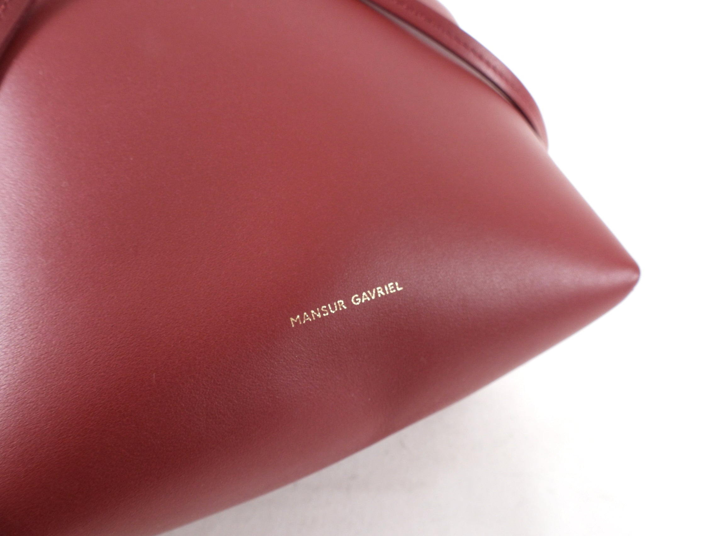 Mansur Gavriel Burgundy Red Lady Backpack