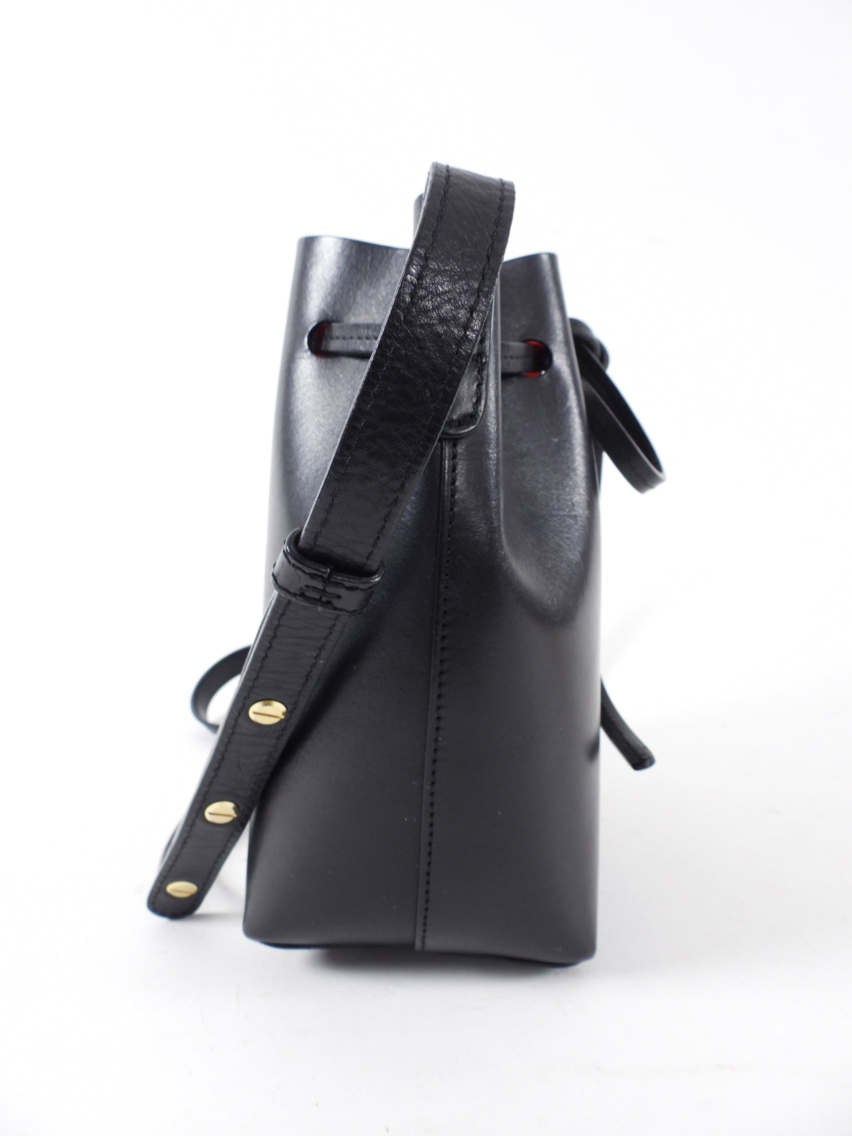 Mansur Gavriel Mini Mini Black Bucket Bag