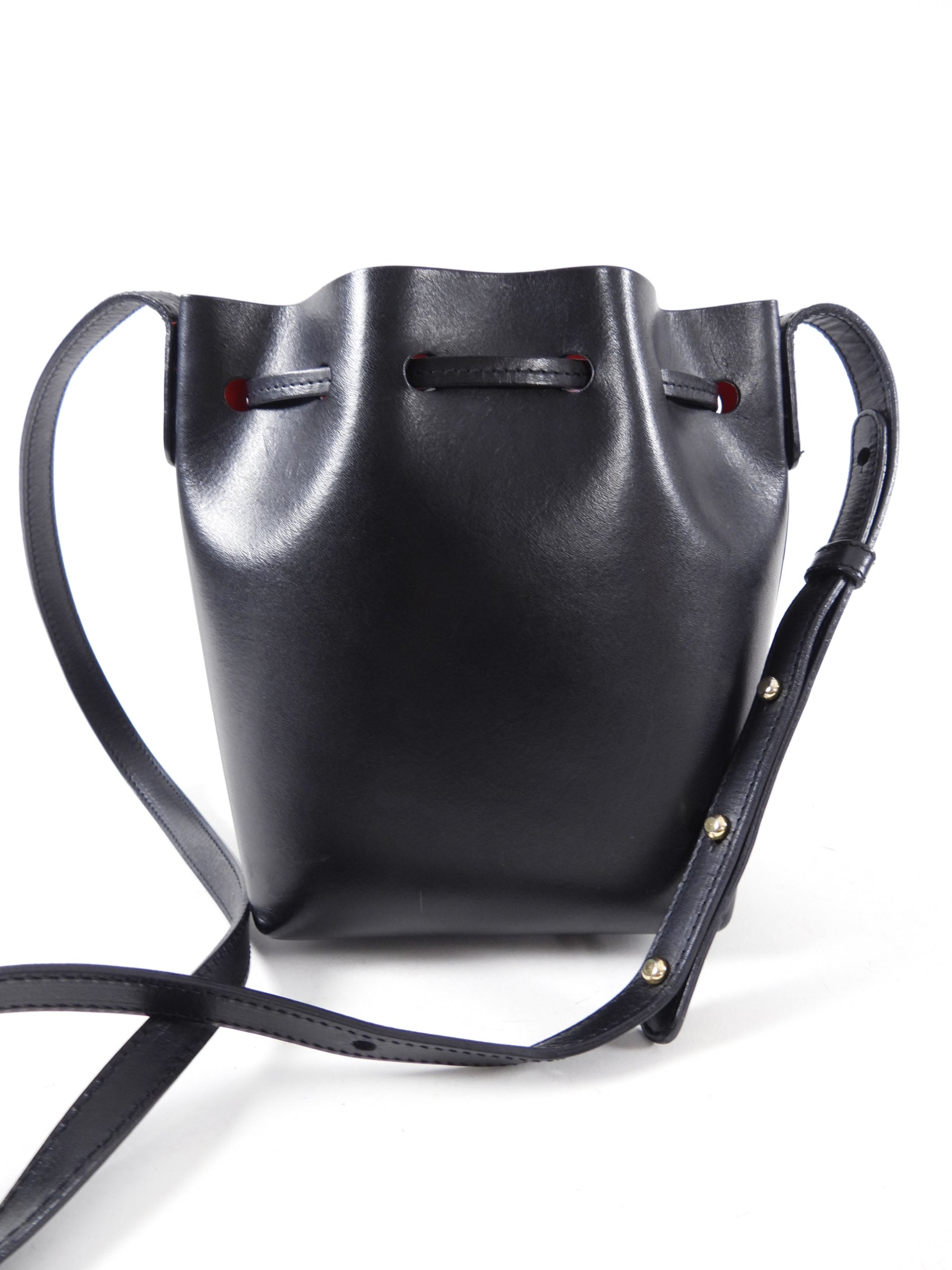 Mansur Gavriel Mini Mini Black Bucket Bag