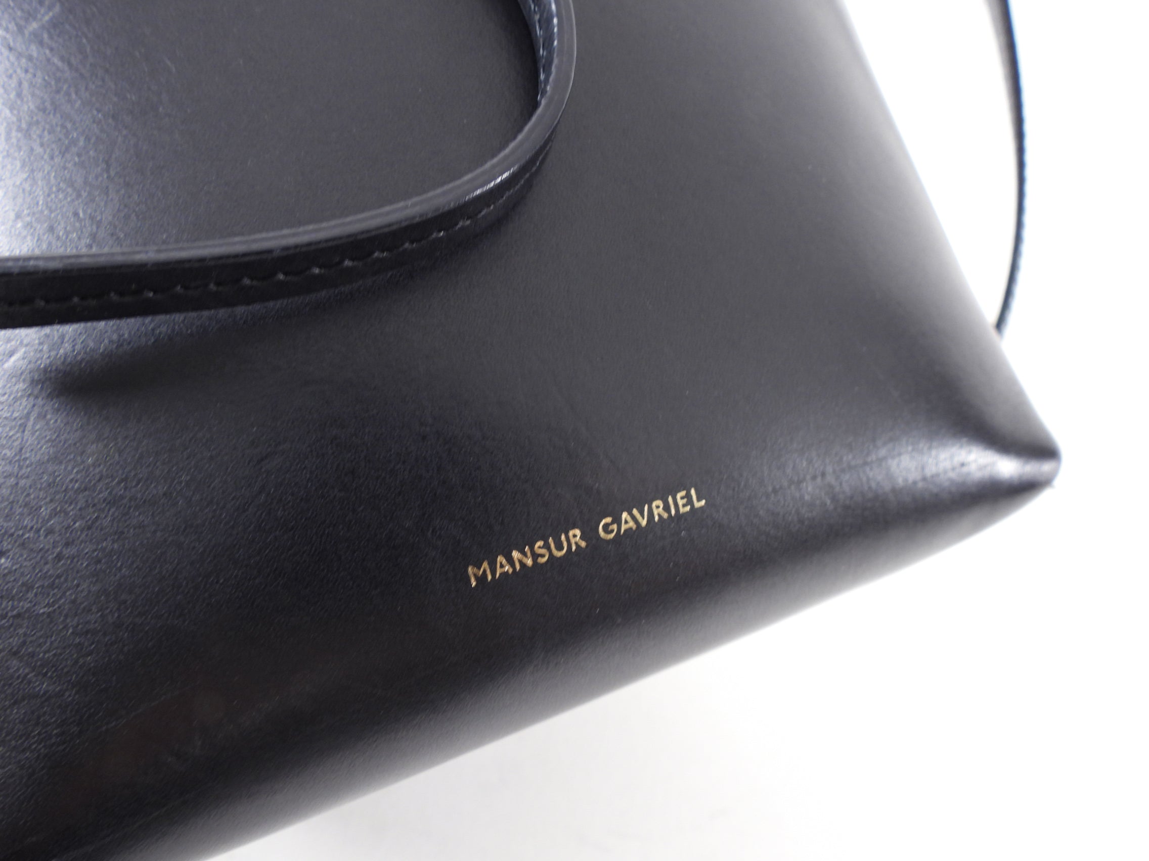 Mansur Gavriel Mini Mini Black Bucket Bag