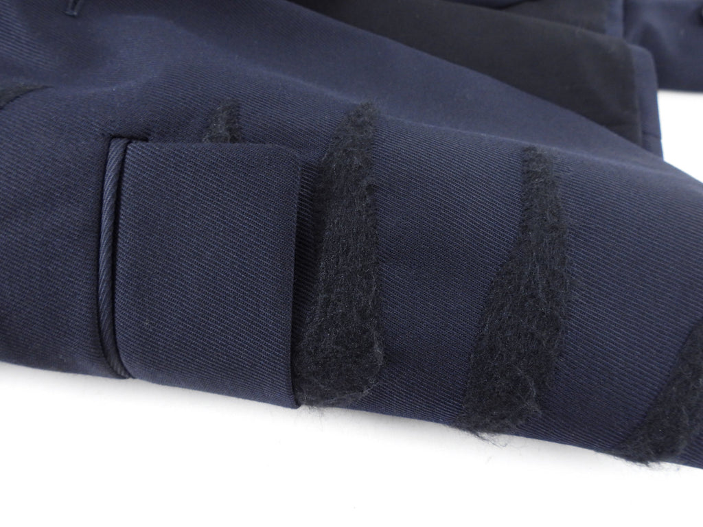 Maison Margiela Midnight Blazer with Black Felt Applique - IT46 / USA 10
