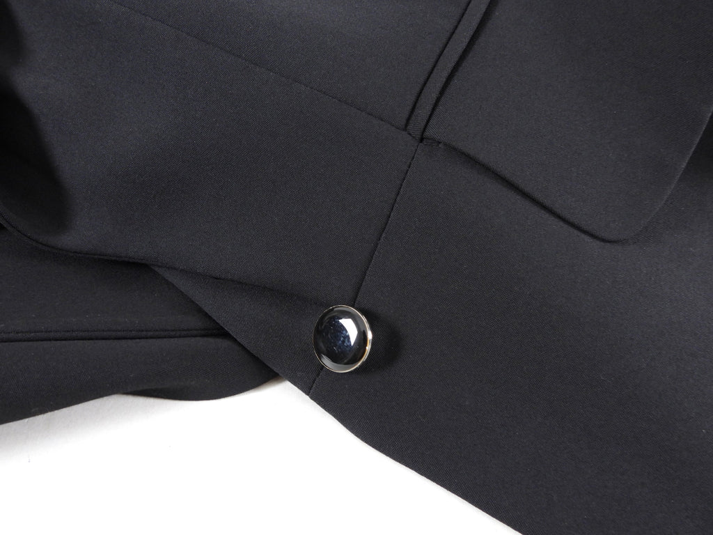 Alexander McQueen Fitted Black Tail Blazer - IT42 / S
