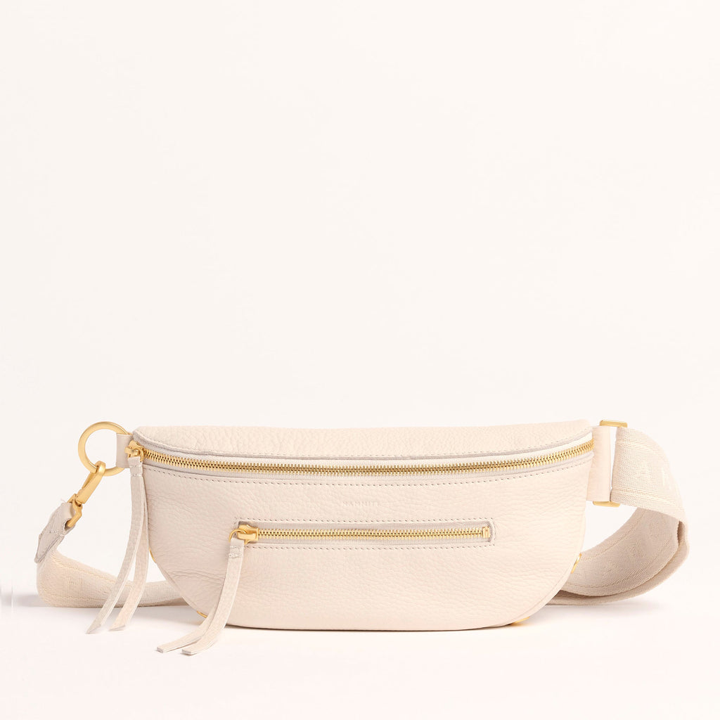 Charles Crossbody | Calla Lily White/Brushed Gold | Med