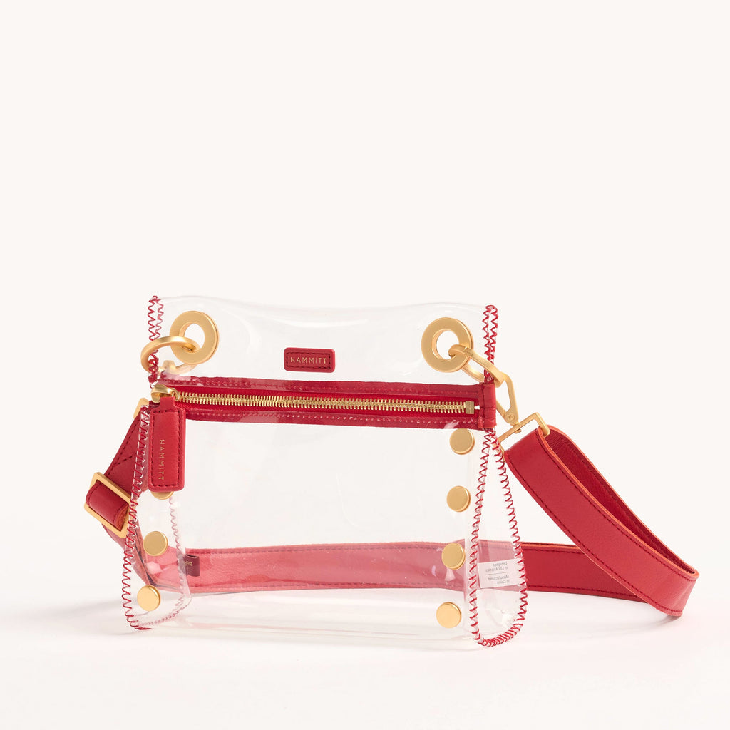 Tony Clear | Poppy Red/Brushed Gold | Sml