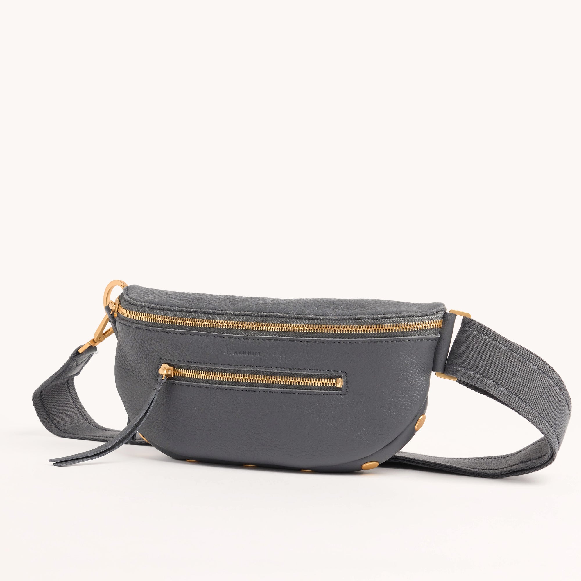 Charles Crossbody | Sonnet Grey/Brushed Gold | Med