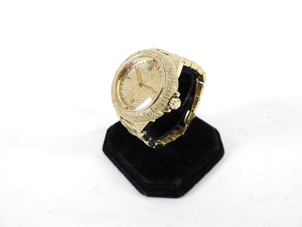 Michael Kors Goldtone Camille Strass 43mm Watch