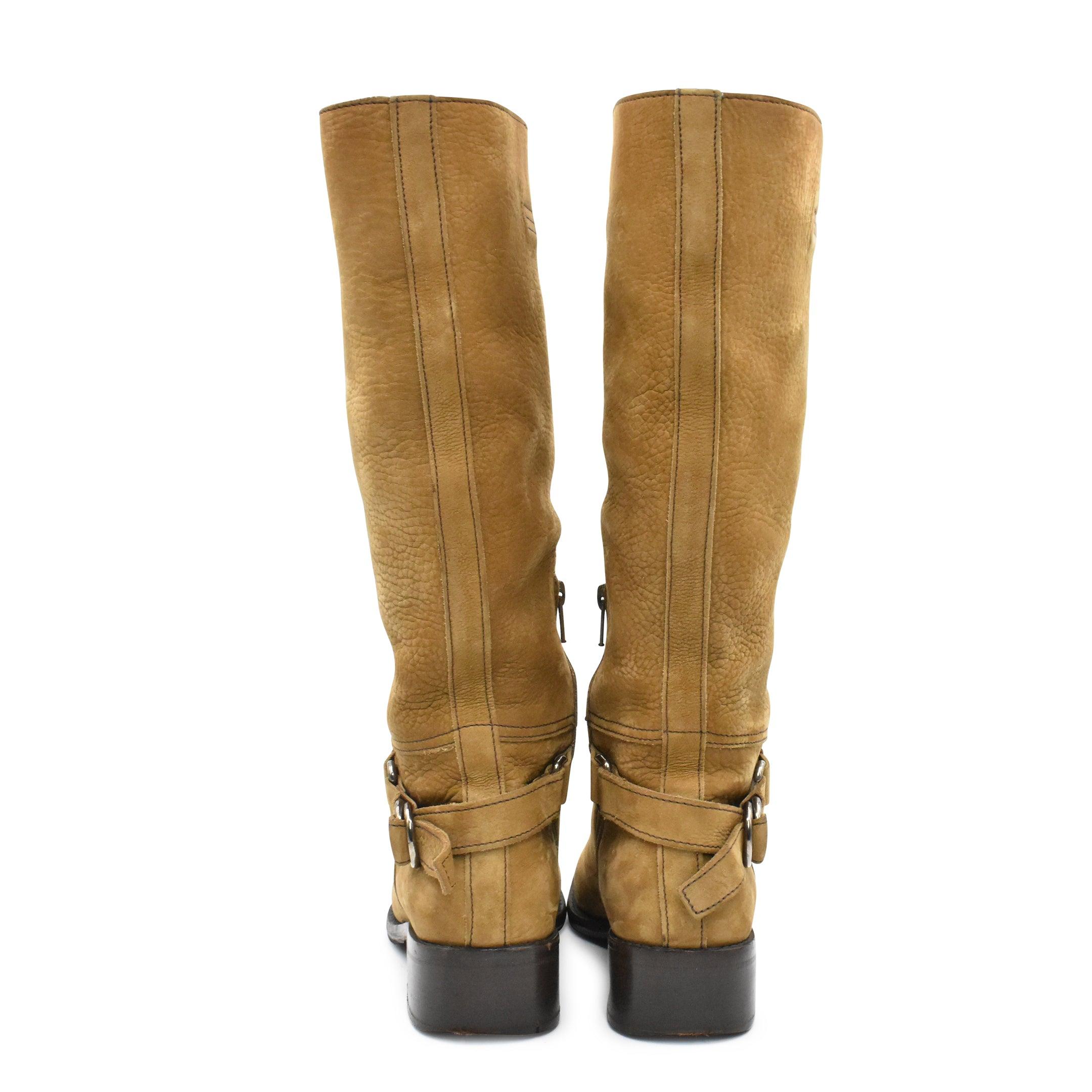 Miu Miu Calf-High Boots - Women's 37.5