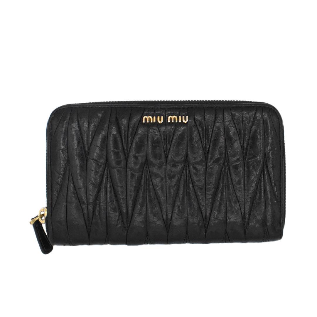 Miu Miu Continental Zip Wallet
