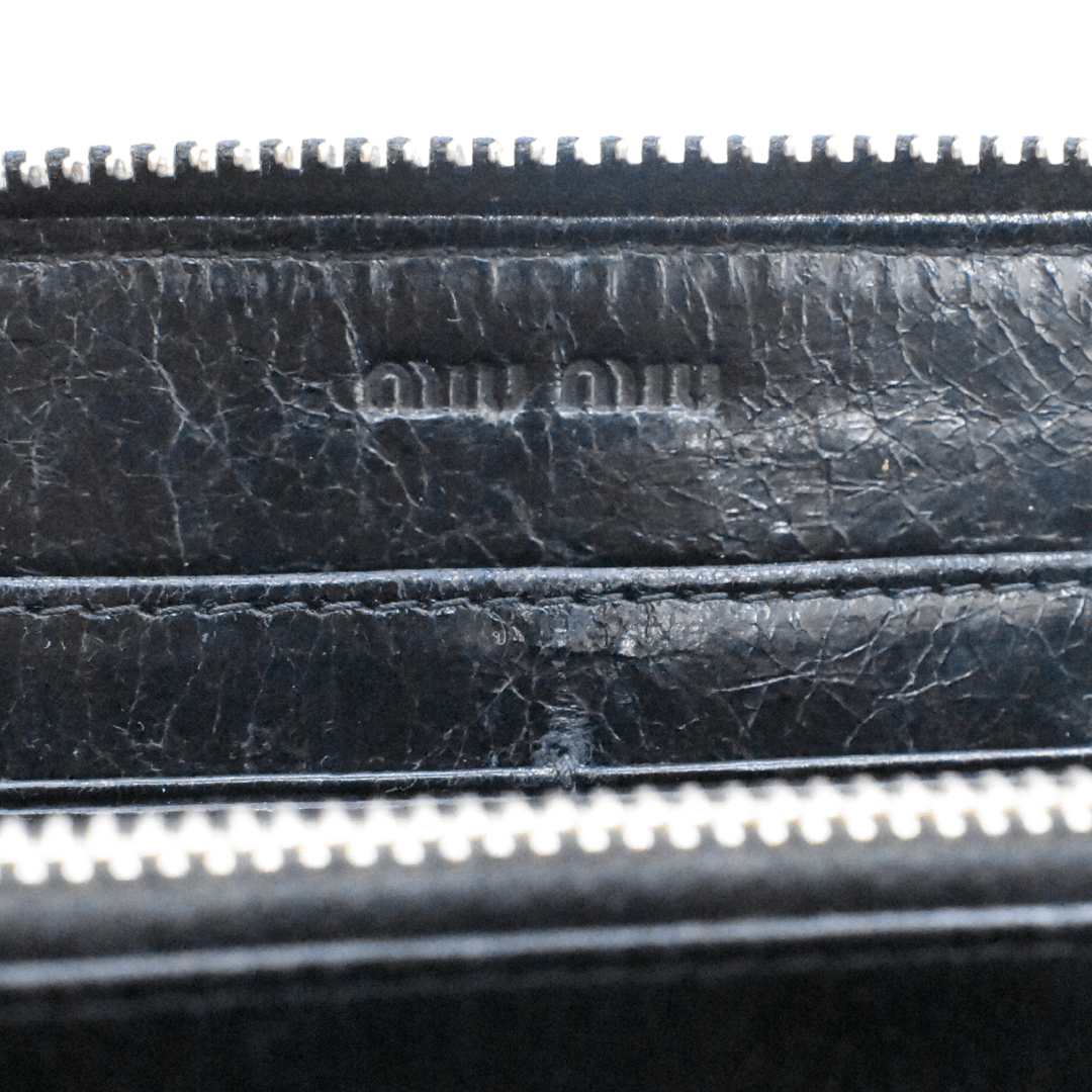Miu Miu Continental Zip Wallet