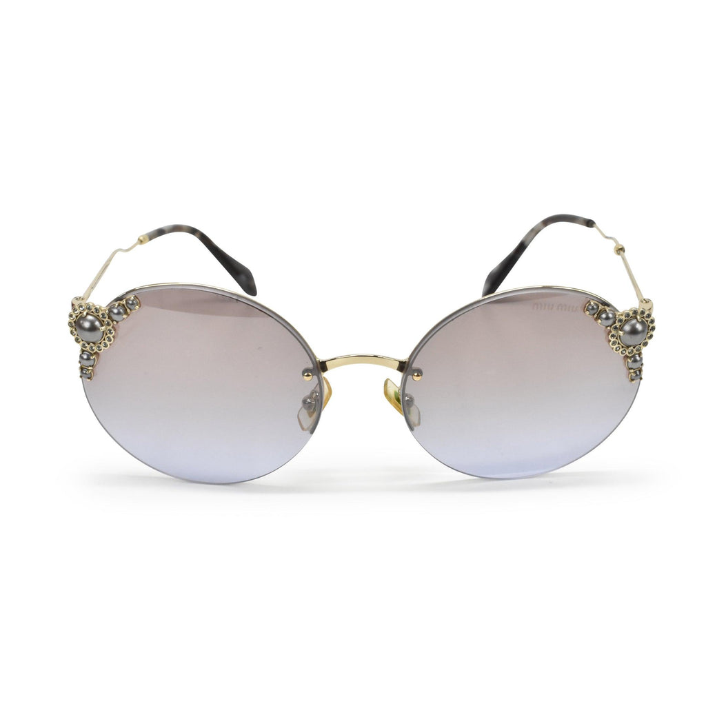 Miu Miu Embellished Sunglasses