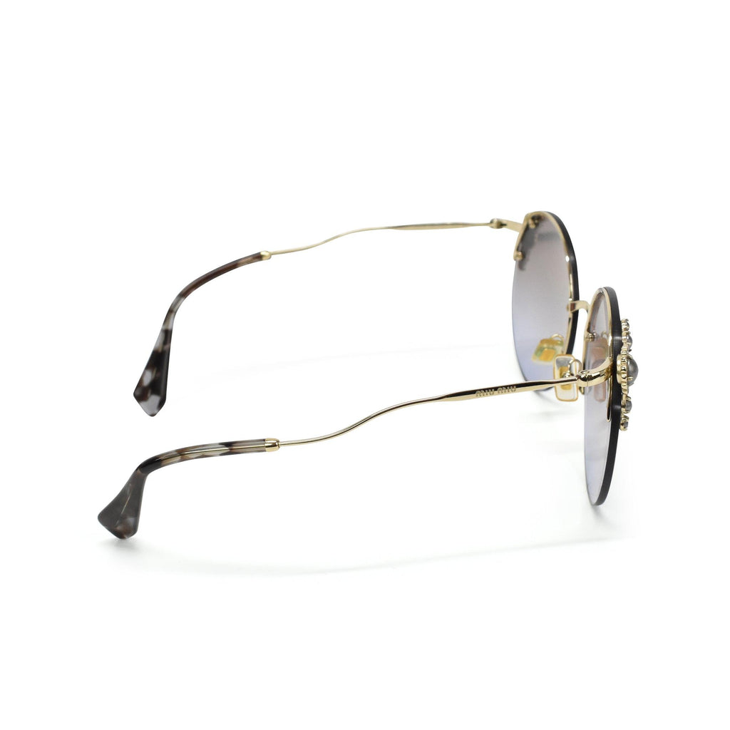 Miu Miu Embellished Sunglasses