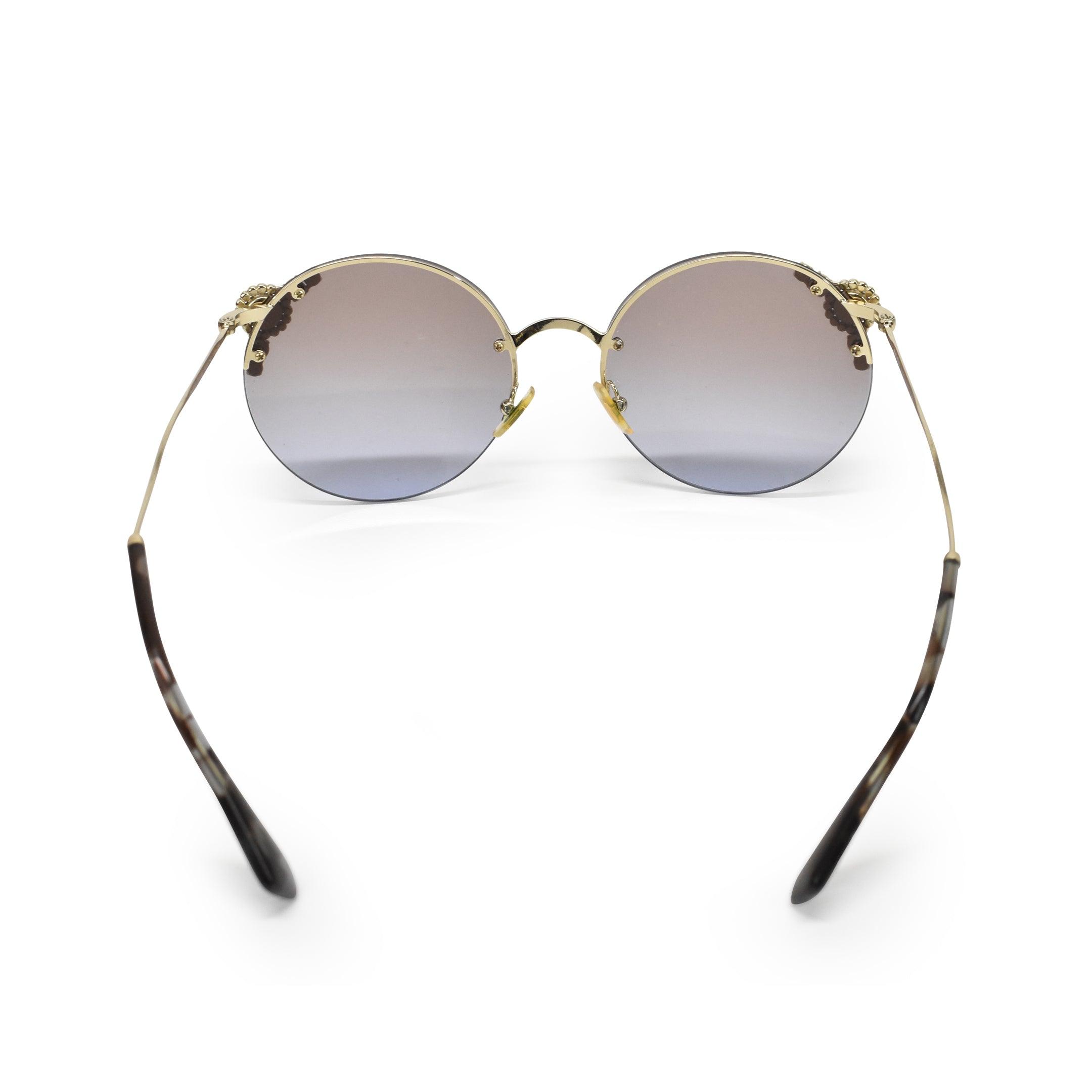 Miu Miu Embellished Sunglasses