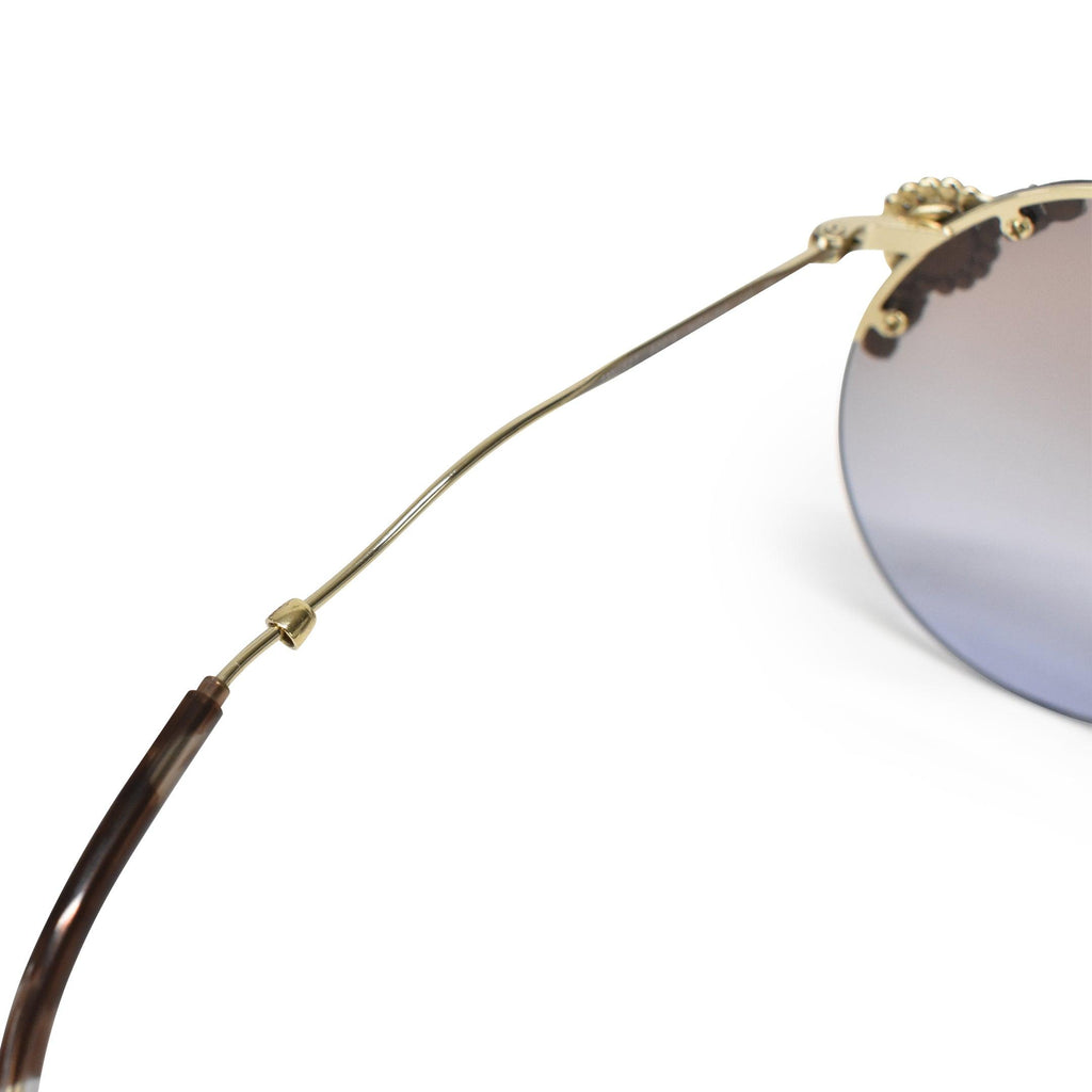 Miu Miu Embellished Sunglasses