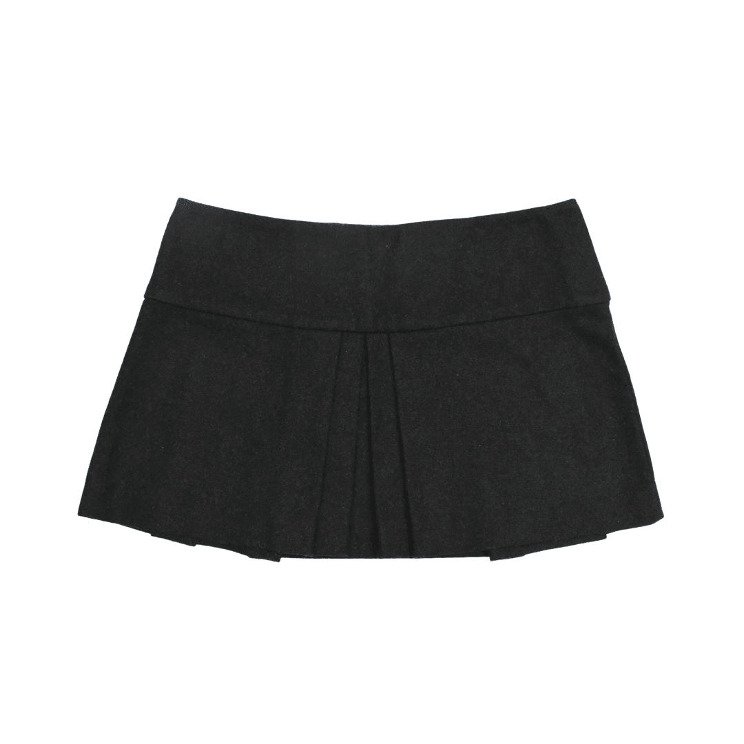 Miu Miu Wool Mini Skirt - Women's 44
