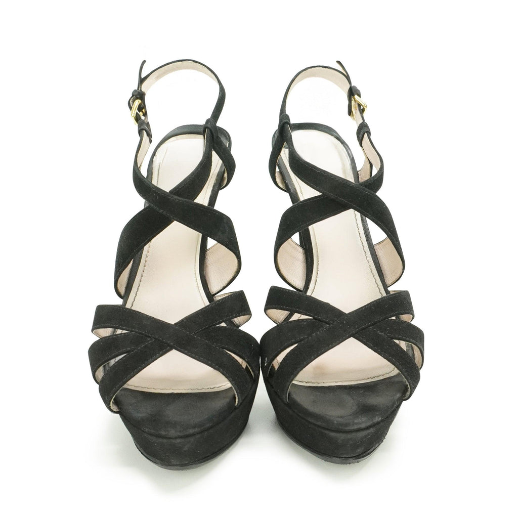 Miu Miu Strappy Heels - Women's 37
