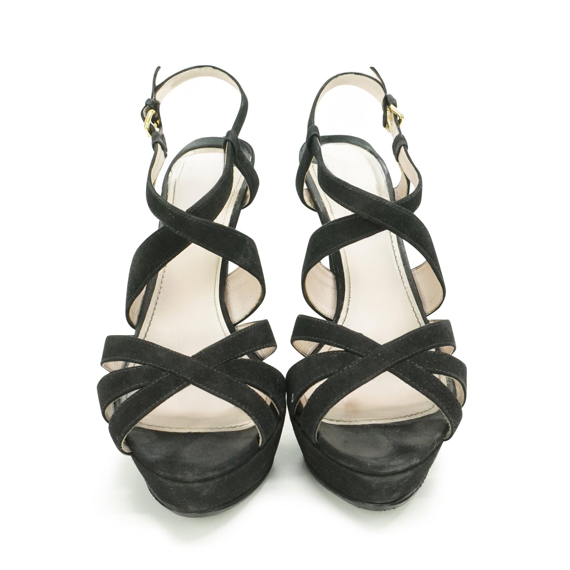 Miu Miu Strappy Heels - Women's 37
