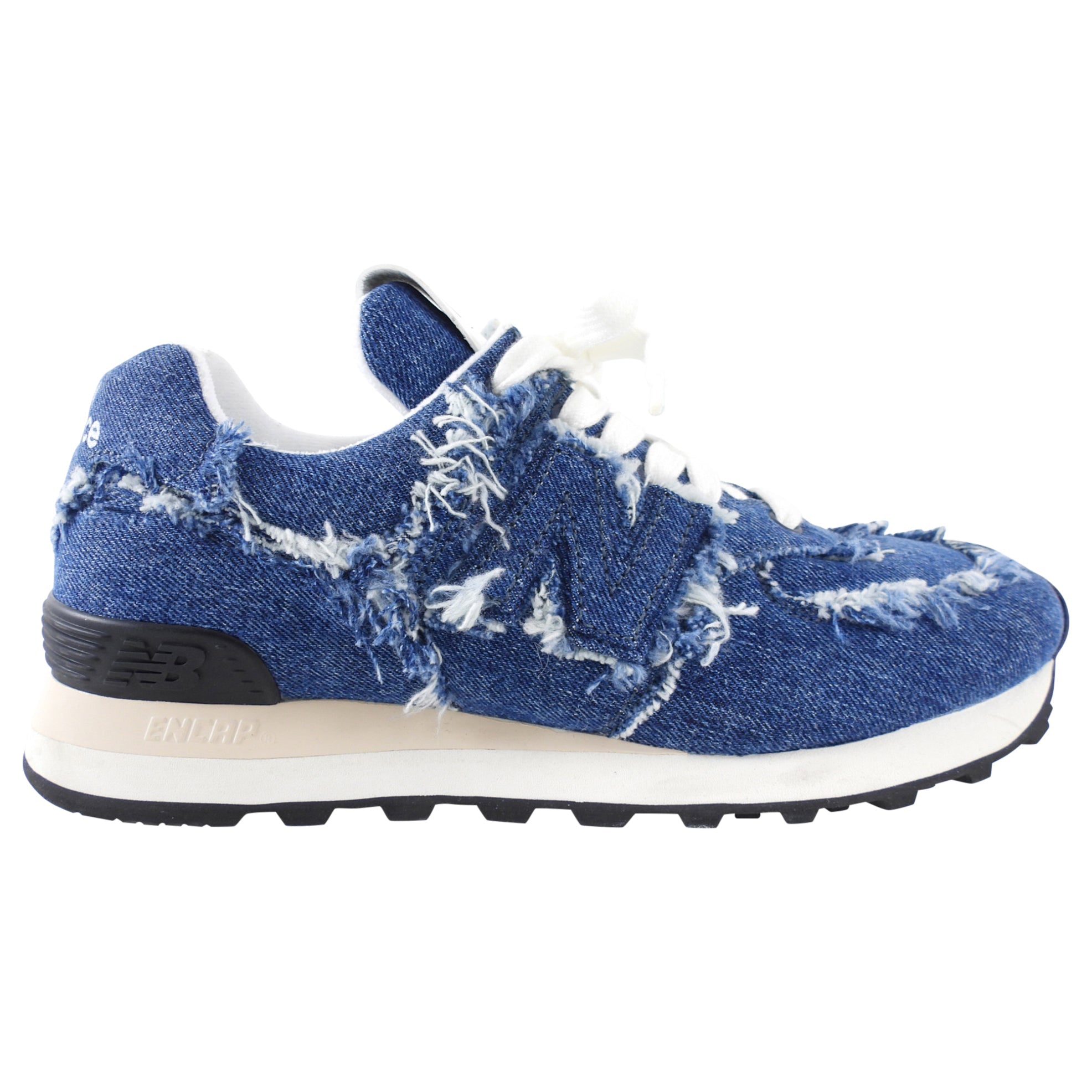 Miu Miu x New Balance Denim Frayed Sneakers - 36.5 / 37