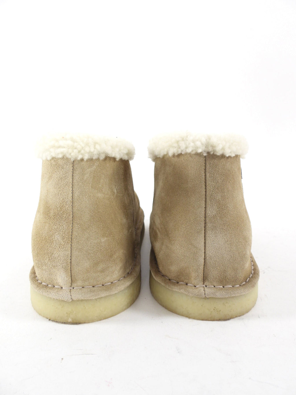 Miu Miu Beige Winter Shearling Boots - 37