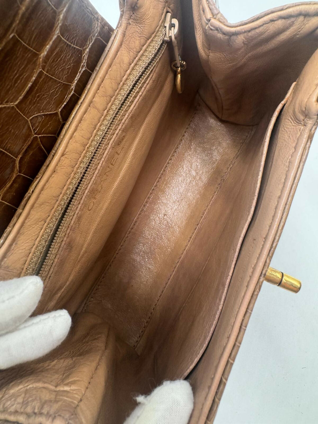 Chanel Vintage Crocodile Kelly Top Handle bag