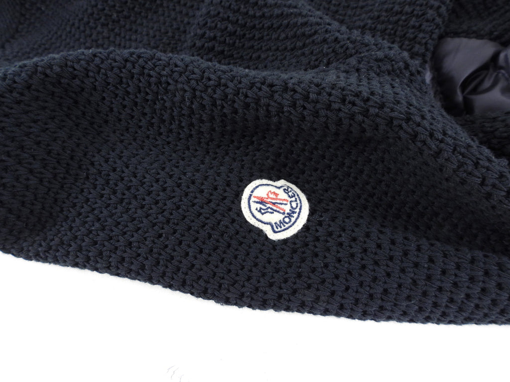 Moncler Down Quilt Padded Combo Knit igan Sweater - S/M - US 4/6