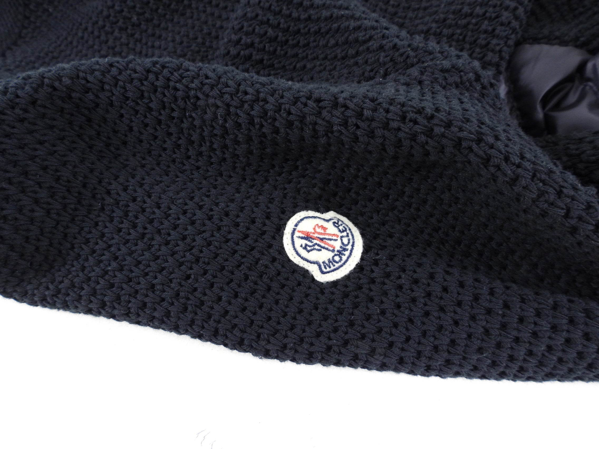 Moncler Down Quilt Padded Combo Knit igan Sweater - S/M - US 4/6