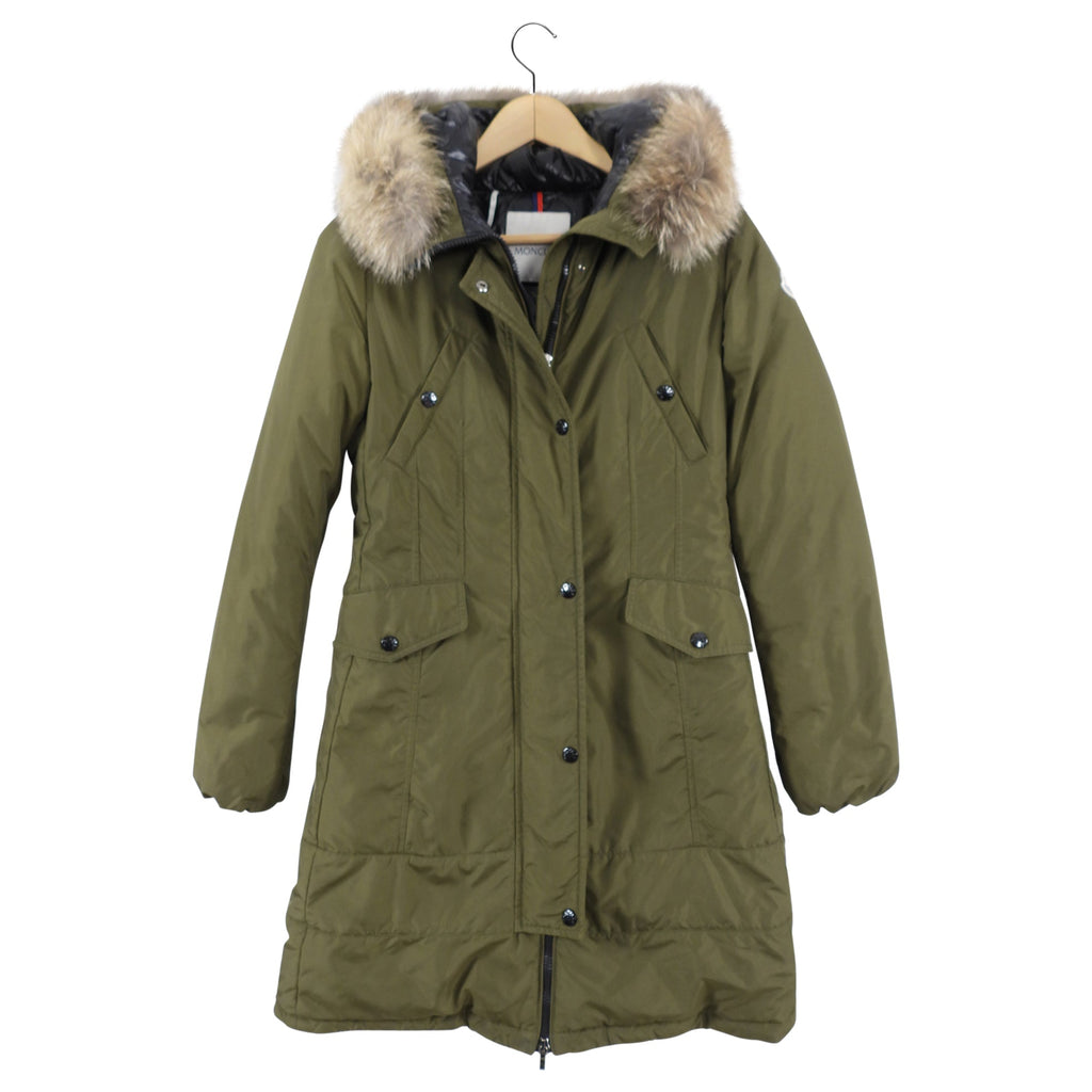 Moncler Olive Green Arrious Winter Parka - 2/4