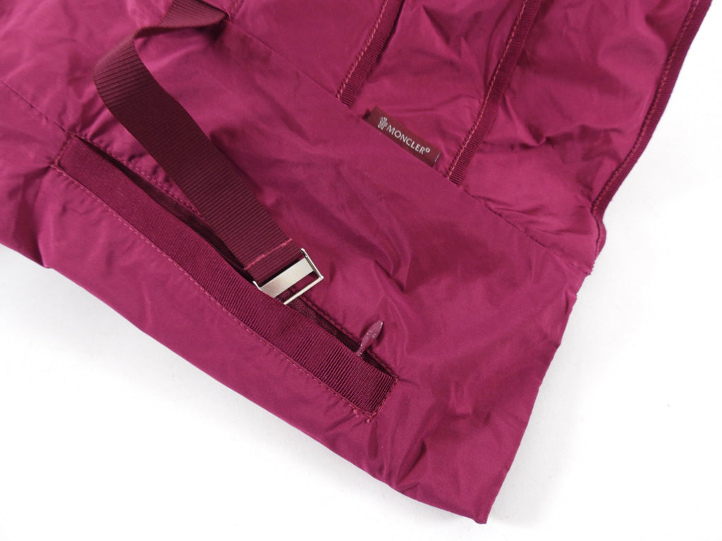 Moncler Gazonette Magenta Light Spring Hooded Ruffle Jacket - XS / 2