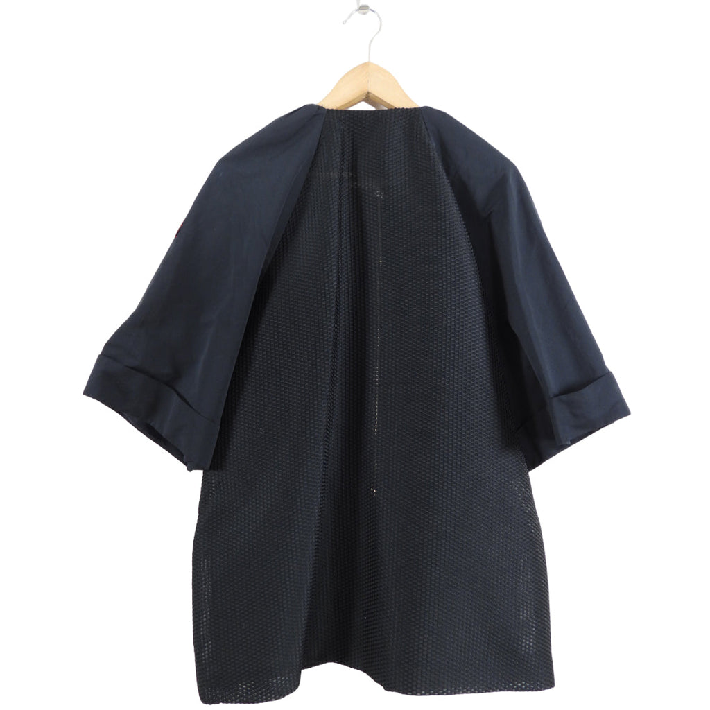 Moncler Gamme Rouge Midnight Navy Clarice Mesh Zip Coat - M (6/8)