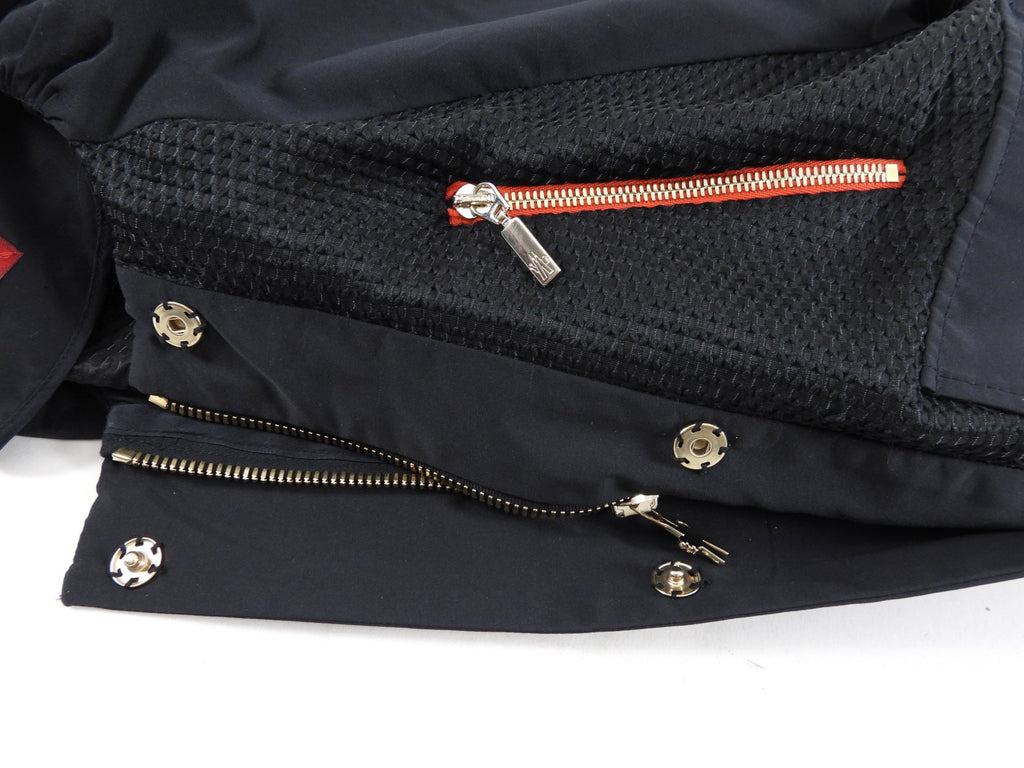 Moncler Gamme Rouge Midnight Navy Clarice Mesh Zip Coat - M (6/8)