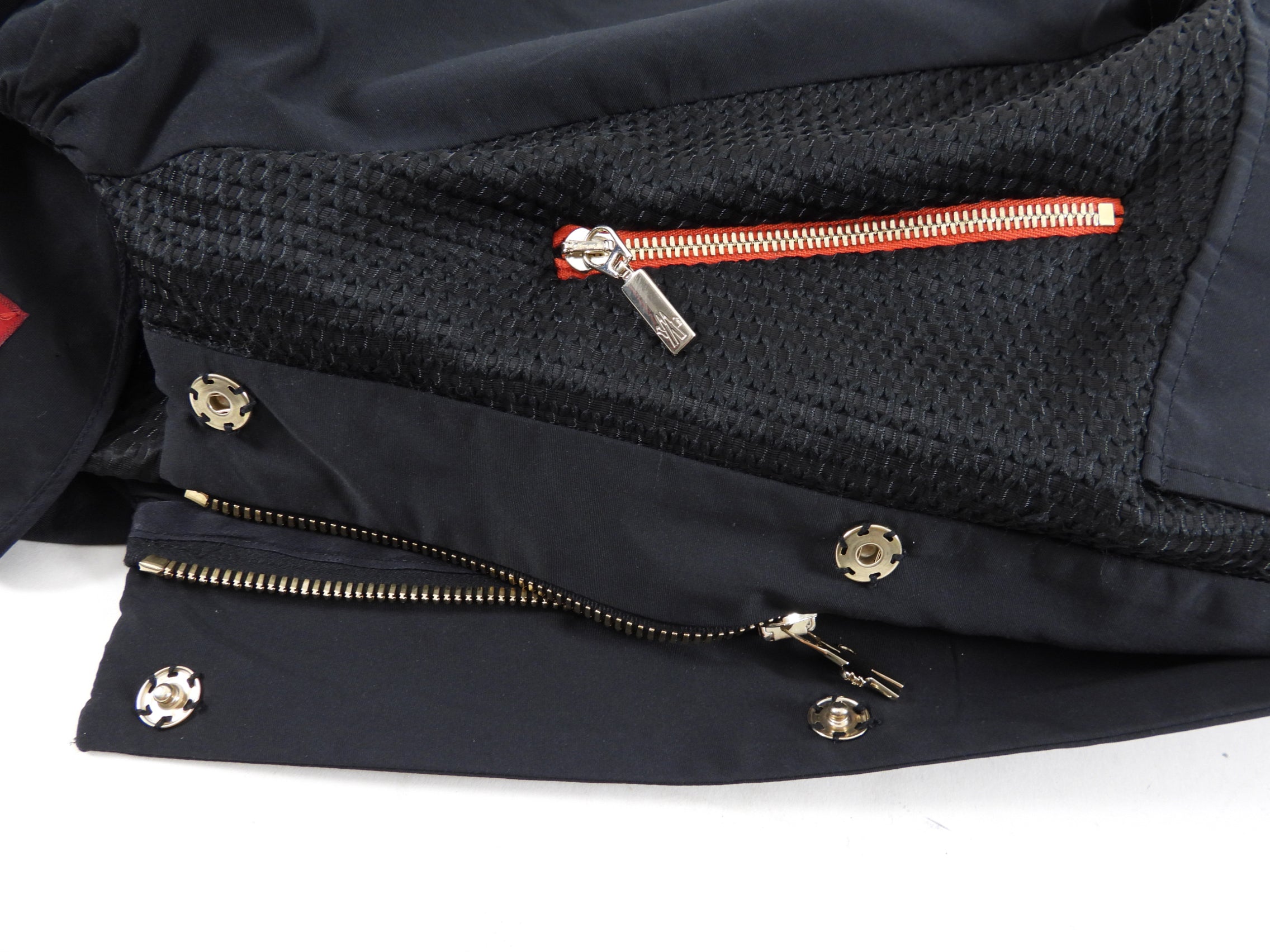 Moncler Gamme Rouge Midnight Navy Clarice Mesh Zip Coat - M (6/8)