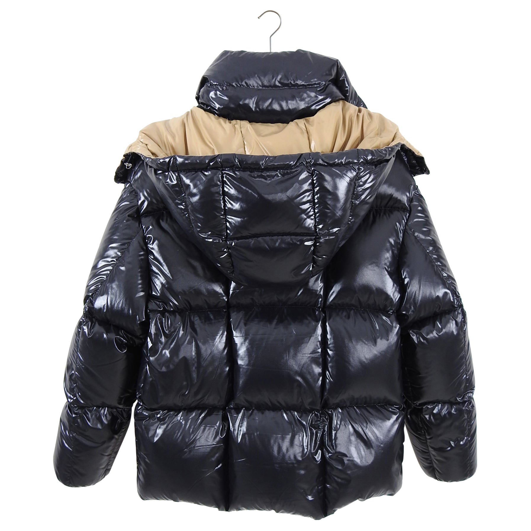 Moncler Parana Black Lacquer Puffer Jacket - S