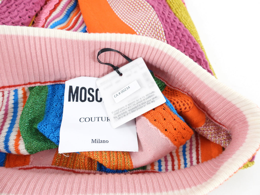 Moschino Couture Multicolor Knit Mini Skirt - IT42 / USA 6 / M