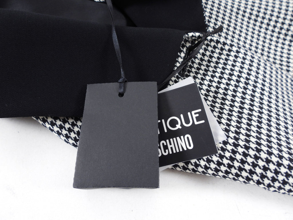 Moschino Boutique Houndstooth Wool Pants Suit - IT40 / USA 4